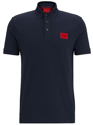 HUGO Men's Dereso222 Polo Shirt, Dark Blue405, XXL