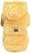 DHGTEP Hundemantel Cord Hundejacke Fleece Hoodie Warm Winddicht Welpenjacken Hundebekleidung Herbst Winter Bekleidung für Kleine Mittlere Hunde (Farbe : Gelb, Größe : L)