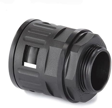 15 Pezzi M50 Filo Angolo Retto Passacavo per Conncet 54.5mm Diametro Tubo Corrugato - Tubo Filettato Morsetti Articolari Connettore con Dado di Sicurezza