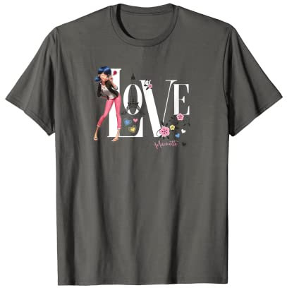 Miraculous Ladybug Charming Paris Love Marinette T-Shirt
