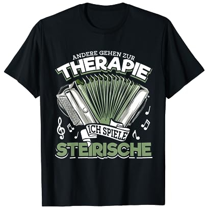 Quetschn Handzuginstrument Steirische Harmonika T-Shirt