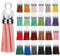 Abeillo 50 STK Quasten Anhänger, Leder Troddel Anhänger, Mini Bunt Quaste DIY Leder Quasten Anhänger für Tasche Schmuck Basteln DIY Quasten Zubehör Deko (3.8 cm/1.5 inch, 25 Farbe)