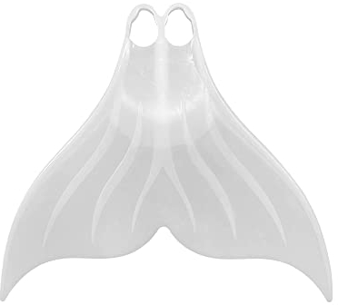 Finis Meerjungfrau-Schwimmflosse zum Schnorcheln, Tauchen, Schwimmen, Flossen für Erwachsene, Herren, Damen (klein, weiß)