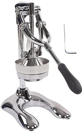 Exprimidor de Cítricos de Cocina Profesional, Exprimidor de Naranjas Manual Extra Resistente Y Soporte de Prensa para Exprimidor de Limas
