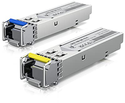 Ubiquiti UacC-OM-SM-1G-S-20 Modulo Del Ricetrasmettitore Di Rete Fibra Ottica 1250 Mbit/s Sfp (ubiquiti SinglE-Mode Fiber Module 1g Bidi - UacC-OM-sm