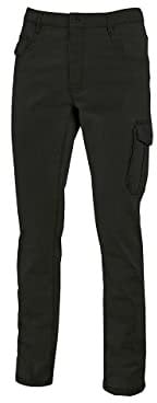 U-Power Jam, Jeans Elasticizzati da Uomo, Design ruggine, Comodo Tessuto di Cotone, Abbigliamento Casual, Multitasche, Pantaloni a Gamba Dritta (Black Carbon_XL)