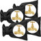 Vicloon Protezione Rubinetto Giardino, 4Pcs Copertura per Rubinetto, Copri Rubinetto Antigelo Impermeabile, Copertura Esterna per Rubinetto per Antigelo Protezione Invernale Universale (Nero)