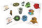 Harry Potter Aufkleber - Symbol Sticker Bogen - Harry Potter Zubehör