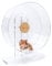 Niteangel Laufrad für Hamster, leise, drehende Acryl-Hamsterlaufräder für Hamster, Rennmäuse, Mäuse, Degus oder andere kleine Tiere (große - breitere Version)