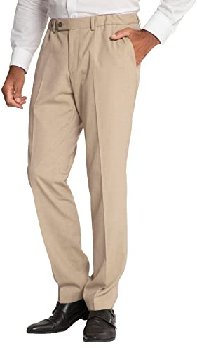 JP 1880 Herren große Größen Übergrößen Menswear L-8XL Hose, FLEXNAMIC®, Business, Baukasten Paris sandgrau 36 815907315-36