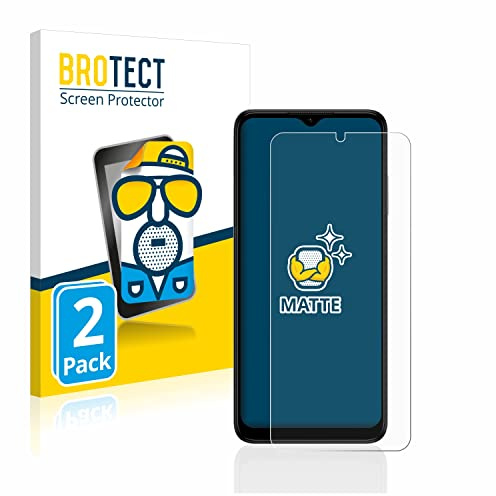 BROTECT Schutzfolie für Nokia G22 | 2 Stück Entspiegelnder Displayschutz Made in Germany Matte Displayschutz-Folie Anti-Reflex Anti-Fingerprint Einfache Montage