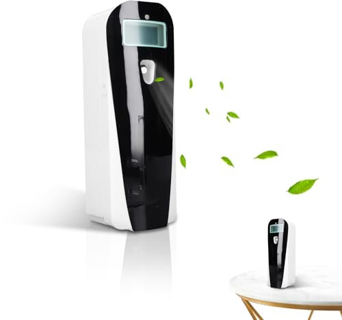 Natudeco Wall Mounted Automatic Scent Air Freshener Sprayer Water Based Fragrance Enhancer Toilet Deodorizer for Home Bathroom Hotel Office Commercial Place