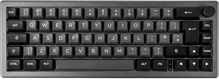 EPOMAKER EK68 65% Teclado Mecánico Inalámbrico/Bluetooth/USB-C, Teclado Gioco con NKRO, Hot Swap, Batteria 3000mAh, RGB per Win/Mac (Gateron Pro Yellow, EK68 ISO Black Silver)