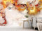 Abstrakte bunte Wolken-Marmor-Vlies-Wand 3d Tapete Wanddekoration fototapete wandbild Schlafzimmer Wohnzimmer-400cm×280cm