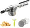 Potato Ricer, XIACIBDUS Potato Masher with 3 Interchangeable Discs, Heavy Duty Food Press with Peeler for Potatoes, Fruit, Vegetable, Puree, Baby Food