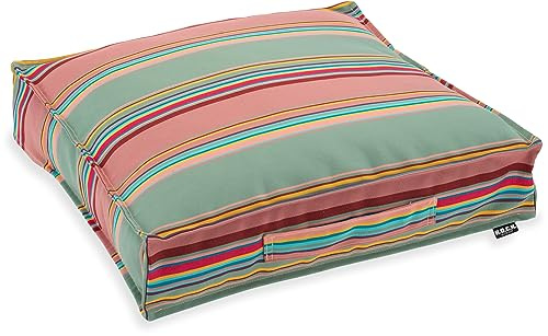 H.O.C.K. Yucatan Outdoor Matratzenkissen 50x50x10cm lindgrün Altrosa