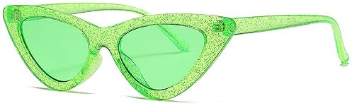 kimorn Sonnenbrillen für Damen Metallscharniere Clout Goggles Sonne Gläser K0566 (grün)