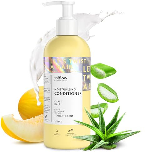 So!Flow Lockenfeuchtigkeits-Conditioner mit Leinsamen und hydrolysierten Proteinen - Enthüllen Sie die natürliche Schönheit Ihrer Locken mit einem Conditioner, der Feuchtigkeit spendet und schützt.