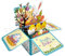 Pop-Up-Osterkarte, Happy Easter 3D-Pop-Up-Grußkarte für Kinder mit Umschlag, Osterei-Hasen-Grußkarten für Mädchen, Frauen, Kinder, Familie und Freunde