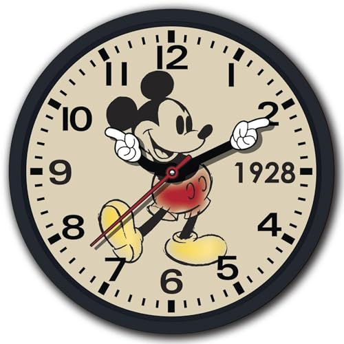 Accutime Mickey Mouse Retro Watch Hands 10 Wall Clock