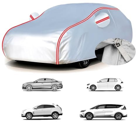 Telo Copriauto per F𝐢at Tipo 5-Doors 2015- (436.8 x 179.2 x 149.5cm),Copriauto traspirante,resistente al sole,alla pioggia e alla polvere,protezione per tutte le stagioni