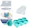 Diamond Ice Mould/Silicone Reusable Easy Release Diamond Ice Tray / 6 Ice Diamonds/Novelty Ice for Cocktails, Drinks