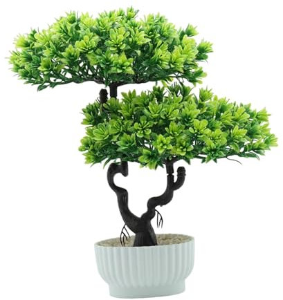 1-teiliges Künstliches Bonsai-Baum-Set aus Realistischem PP-Material, Pflegeleicht, Innendekoration für Wohnzimmer und Büro