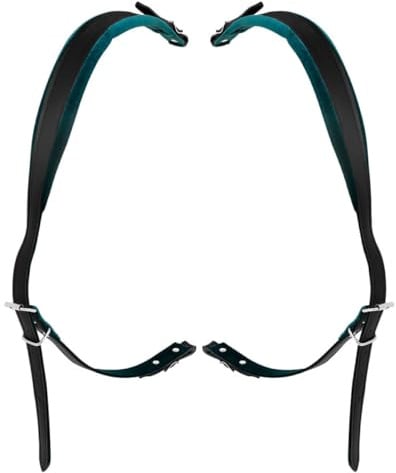 STOBAZA Verstellbarer Flexibler Akkordeon-rückenriemen aus Kunstleder mit Weichem Flanell Gepolstert, Passend für Performance und 16-120 Bass Akkordeons