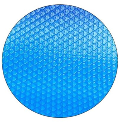 Bâche de piscine ronde de 1,83 m pour piscine hors sol – Couverture solaire en polyéthylène, résistante aux UV et réduction de l'évaporation