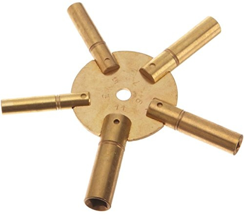 Brass Blessing : Universal Brass Clock/Watch Key, ODD Sizes from (5023)