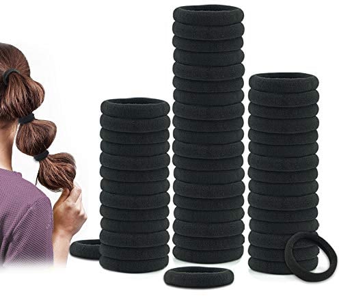 Dreamlover Hair Bands for Women, Hair Bobbles for Thick Hair, Hair Ties No Damage, 50 Pieces