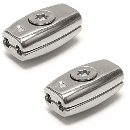 Drahtseilklemme Eiform Seil Draht Klemme Edelstahl V4A 3mm (2 Stück)