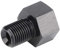 1/8in NPT Female zu M10x1.0 Male Reducer Adapter für Öldruckmessgerät Schwarz