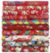 aufodara 10 pièces Tissus Coton Style Japonais Bronzant Imprime Patchwork 20 x 25 cm Couture Quilting Scrapbooking Loisir Créatifs DIY Fabric à la Main en Tissu à Coudre (Rouge)