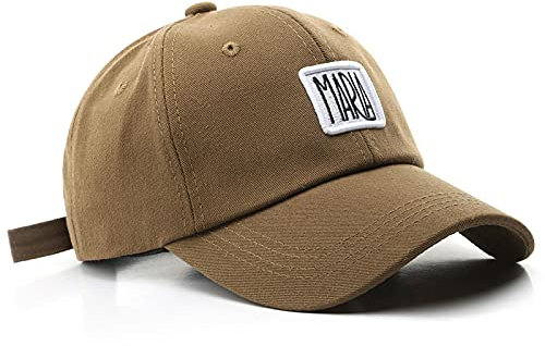 ShFhhwrl Baseball Kappe Fashion Baseballmütze Für Männer Und Frauen Retro Cap Lässige Mütze Outdoor Sports Visiere Cap Unisexjustierbares Brown