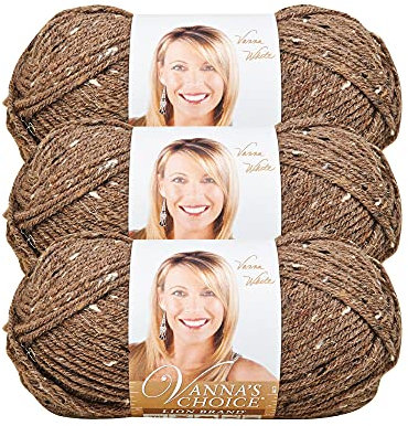 (3er-Pack) Lion Markengarn Vanna's Choice Garn, Gerste