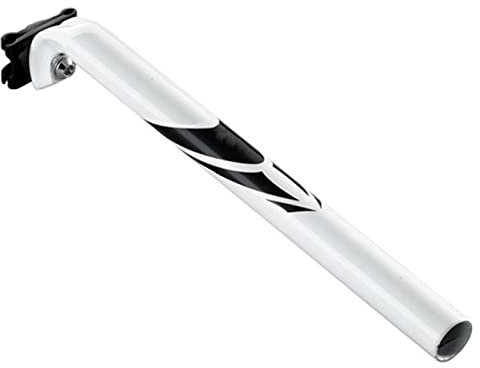 Fahrradsattelstütze Modell Elite weiß aus Aluminium 31,6 x 350 mm 3412