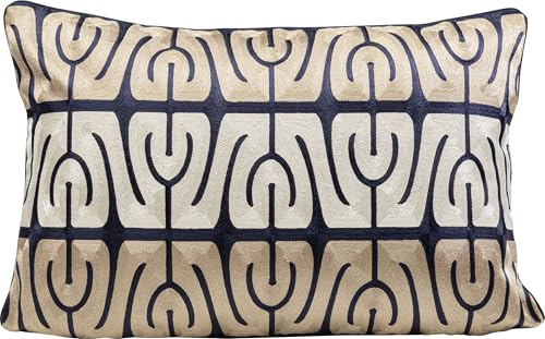 Kare Design Kissen Modi, Beige, 40x60 cm (L-B) | Baumwolle, modern, fürs Wohnzimmer