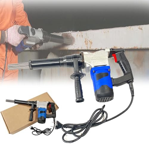 1100 W elektrischer Nadelentroster, Elektrischer Strahlmeißel, Handgehaltener Nadelentroster, Rostentfernungs-Reinigungsmaschine zum Entfernen von Rost, Schweißschlacke und Farbe, Hohe Effizienz