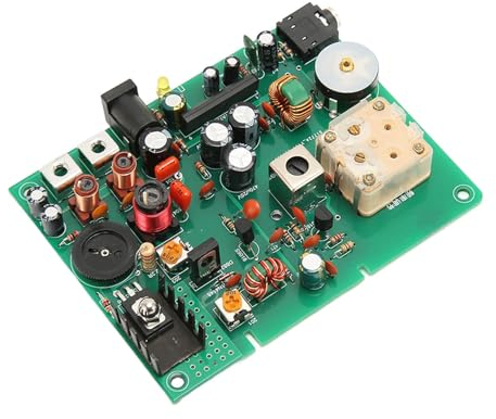 Kit Trasmettitore AM, Trasmettitore Radio a Onde Medie, Regolabile 530‑1600 KHZ, Trasmettitore Fai-da-te per Esperimenti Scolastici con Amplificazione del Suono, Sorgente di