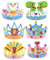 FRCOLOR 6St Kronenpaket kinder bastelset basteln für kinder Kinderprinzessin krönt Handwerk DIY- zubehör Kinderkrone Geburtstagskronenzubehör Kopfschmuck im Kronenstil