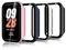 Bigqin 4 Piezas Funda Compatible con Xiaomi Smart Band 8 Active/Redmi Smart Band 2, Protector de Pantalla Compatible con Xiaomi Smart Band 8 Active/Redmi Smart Band 2- Transparente/negro/azul/rosa