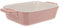 Garneck Microwave Oven Baking Tray Pink Pottery Ovenware Microwave Baking Pan Ceramic Utensils Bakeware