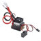 ESC Brushed 320A, Two Way ESC Brush Motor Speed Controller with Fan for RC Model Car Boats, Enhanced Cooling System