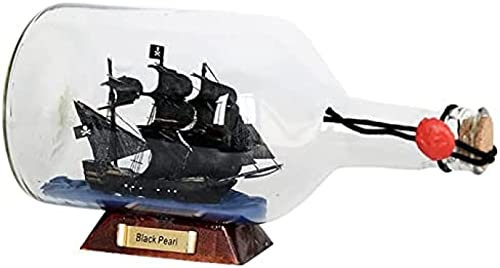 Black Pearl Ship Model, Ship In A Glass Bottle Model, Classic Sailboat Model Decoration Ornaments, Children's Room Decoration Gifts