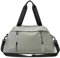 Vllcsla Reisetasche Damen Klein 23.3L, mit Nassfach, Sporttasche Damen Fitnessstudio Gym Rosa, Reisetasche Damen Weekender Handgepäck Leicht, Damen Sporttasche Wochenendtasche, Wasserdicht, Grau