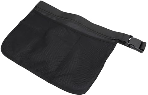 Keenso Ball-Taillenbeutel-Halter, Tennisball-Band-Halter, Netz-Taille, Hüfte, Balltasche, Beutelträger für Pickleballs oder Tennis (Black)