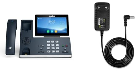 Yealink SIP-T58W PRO - VoIP-Telefon - mit Bluetooth-Schnittstelle & LEICKE Netzteil 10W 5V 2A | Yealink Netzteil | Universal Ladegerät