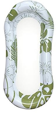 Pool Floats Adult Float Hammock Portable Inflatable Float Row Bed Inflatable Water Recliner Swimming Mattress Playing Water Hammock Floating Water Chair(Green)