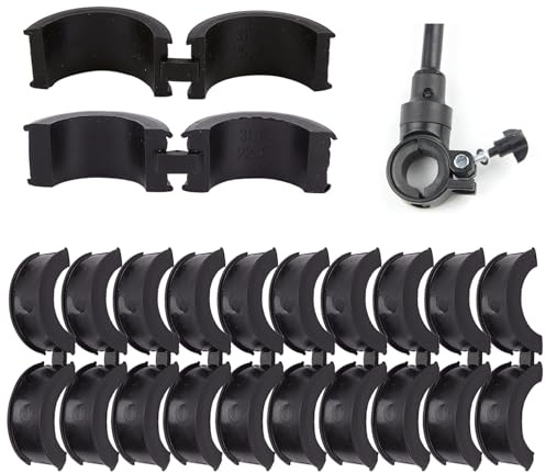 NICENEEDED 10 Stück Fahrradlenker Gummidichtung Antivibrations Dichtungsadapter rutschfeste Lenkervorbau Abstandshalter Adapter